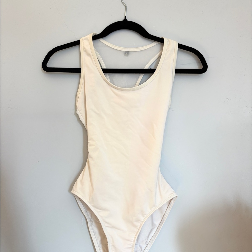 Mariia White Leotard